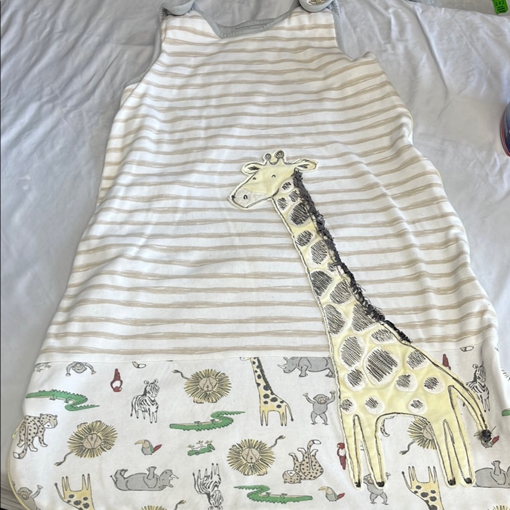 Sam & Jo Giraffe sleep sack, size 6-18M, TOG 1.6